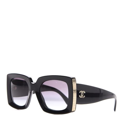 black chanel shades